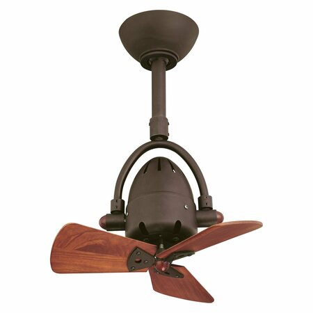 MATTHEWS FAN CO Diane-Textured Bronze-Wood Blades DI-TB-WD